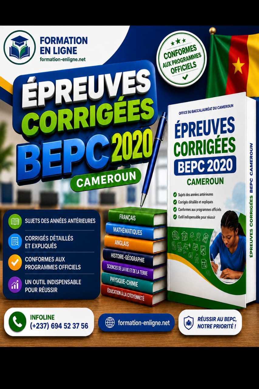 Epreuve+Corrigés BEPC