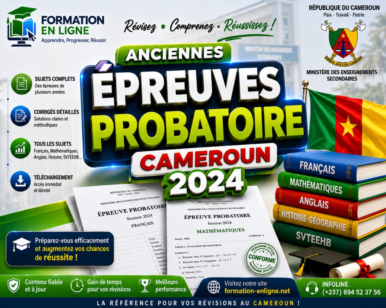 Epreuve+Corrigés probatoire