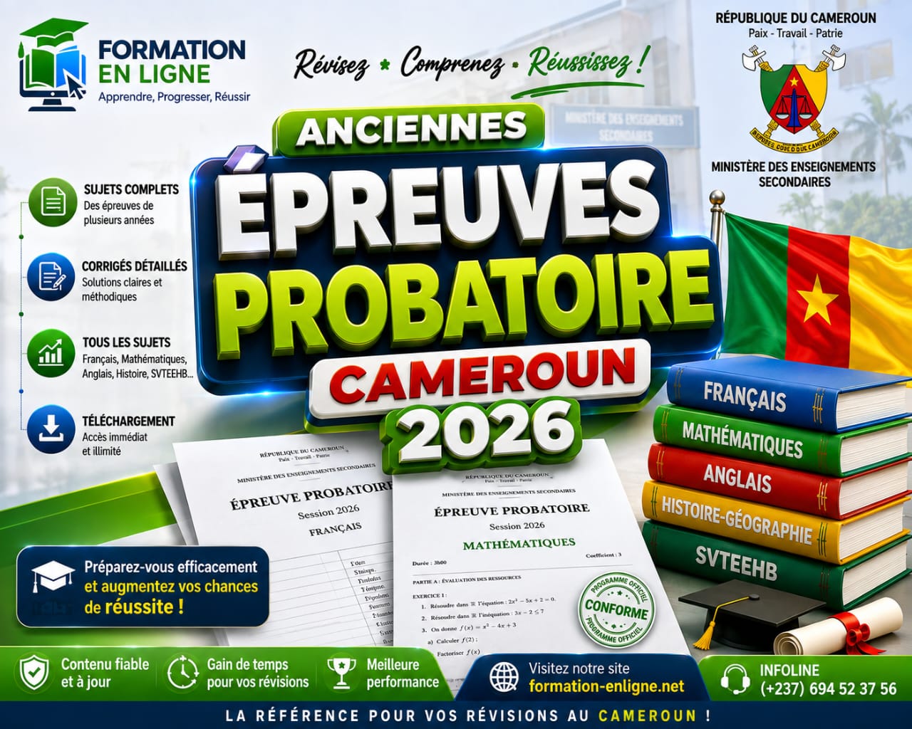 Epreuve+Corrigés probatoire